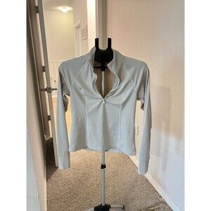 Beyond Yoga Heather Ribbed Take a Hike 1/4 Zip Pullover Women’s Size Medium